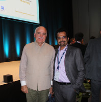 DR HARUN UR RASHID from Bangladesh and DR PALLIKARIS from Greece at the XXXII Congress of the Europian Society of Cataract and Refractive