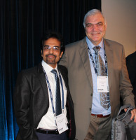 DR HARUN UR RASHID from Bangladesh and DR OSAMA IBRAHIM, from Egypt at the XXXII Congress of the Europian Society of Cataract and Refracti