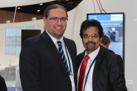 DR HARUN UR RASHID from Bangladesh and DR M MROCHEN, from Germany at the XXXII Congress of the Europian Society of Cataract and Refractive Surgery