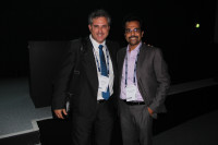 DR HARUN UR RASHID from Bangladesh and DR REINSTAIN from England at the XXXII Congress of the Europian Society of Cataract and Refractive