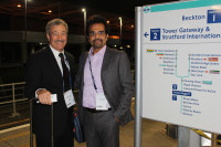 DR HARUN UR RASHID from Bangladesh and ROBERT OSHER, from USA at the XXXII Congress of the Europian Society of Cataract and Refractive