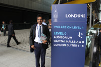 DR HARUN UR RASHID from Bangladesh at the XXXII Congress of the Europian Society of Cataract and Refractive Surgeons (ESCRS) held in London