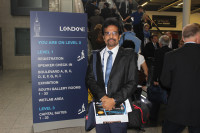 DR HARUN UR RASHID from Bangladesh at the XXXII Congress of the Europian Society of Cataract and Refractive Surgeons (ESCRS) held in London