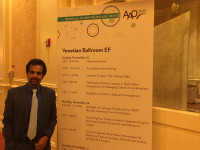 DR HARUN UR RASHID, Dhaka Eye Care Hospital, Bangladesh at annual meeting of the American Academy of Ophthalmology (AAO), Las Vegas