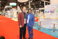 DR HARUN UR RASHID, Dhaka Eye Care Hospital, Bangladesh & DR RONALD KRUGER,USA at the annual meeting of the American Academy of Ophthalmology