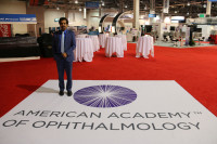 DR HARUN UR RASHID, Dhaka Eye Care Hospital, Bangladesh at annual meeting of the American Academy of Ophthalmology (AAO), Las Vegas, USA