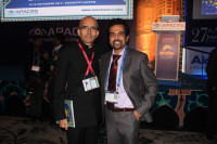 Professor Dr. Harun Ur Rashid with DR ABHAY VASAVADA, INDIA