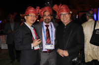 Prof. DR. HARUN UR RASHID WITH DR RONALD YEOH AND DR FAM HAN BOR , SINGAPORE