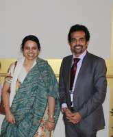 Prof. DR. HARUN UR RASHID WITH DR REKHA GYANCHAND, INDIA