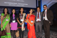 Prof. DR. HARUN UR RASHID WITH DR MOHAN RAJAN, DR SUJATA MOHAN, DR VIRAJ VASAVADA, DR VAISHALI VASADA, NASREEN HEDAYET